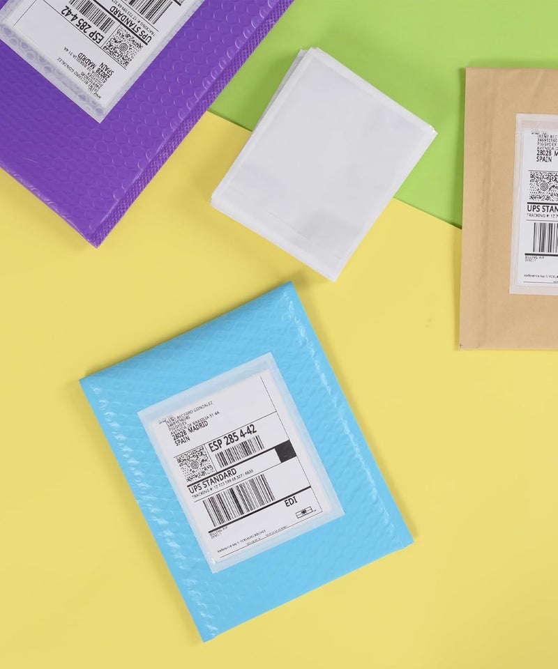 IN SAFE PACK 1000 PCS 4.5"x 5.5" Clear Self-Adhesive Packing List Envelopes - Shipping/Mailing Pouch Enclosed Bags for Packing Slips Invoice Label - Image 5